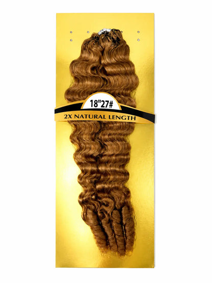 KIWI® Seamless Crochet™ – Feather Crochet Hair Extensions for Miracle Knots (Deep/Water Wave/Burmese) KIWI HAIR BEAUTY