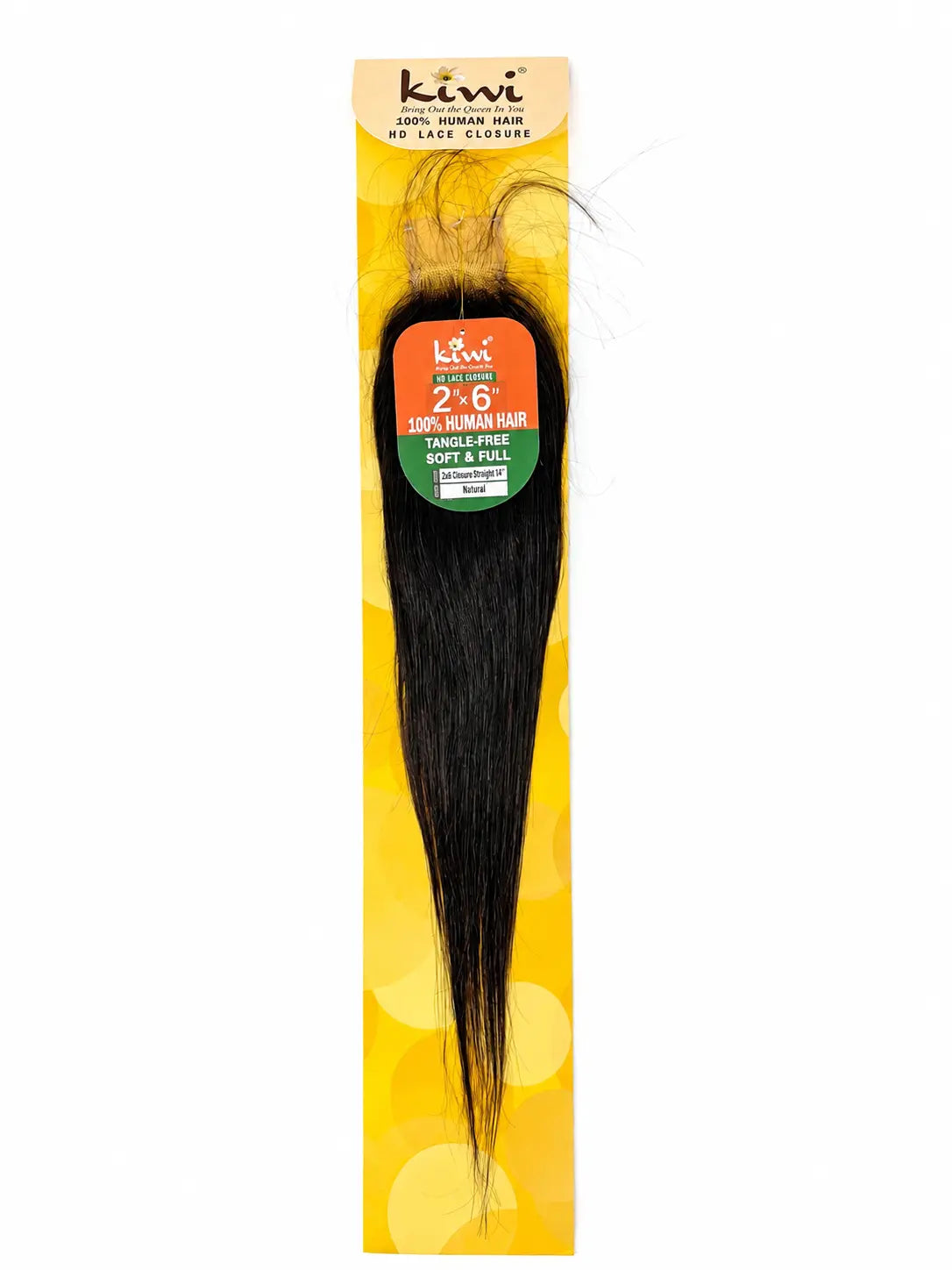 KIWI® 2×6 HD Lace Closure – Straight, Body Wave & Deep Wave Human Hair KIWI HAIR BEAUTY