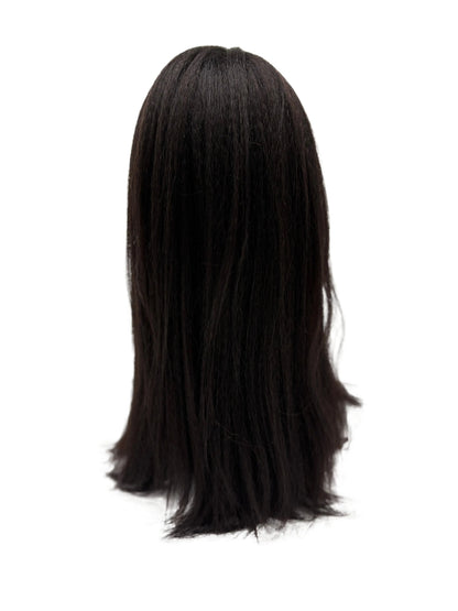 Cleopatra 20” Kinky Straight Lace Front Wig – Natural Yaki Texture | Human Hair KIWI HAIR BEAUTY