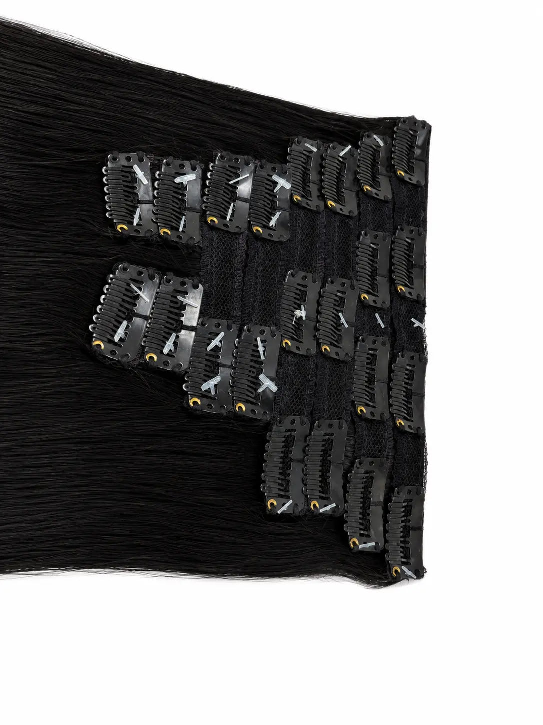 LADYSTAR® 10 Pcs Clip-In Hair Extensions | Human Hair Extensions for Length & Volume LADYSTAR