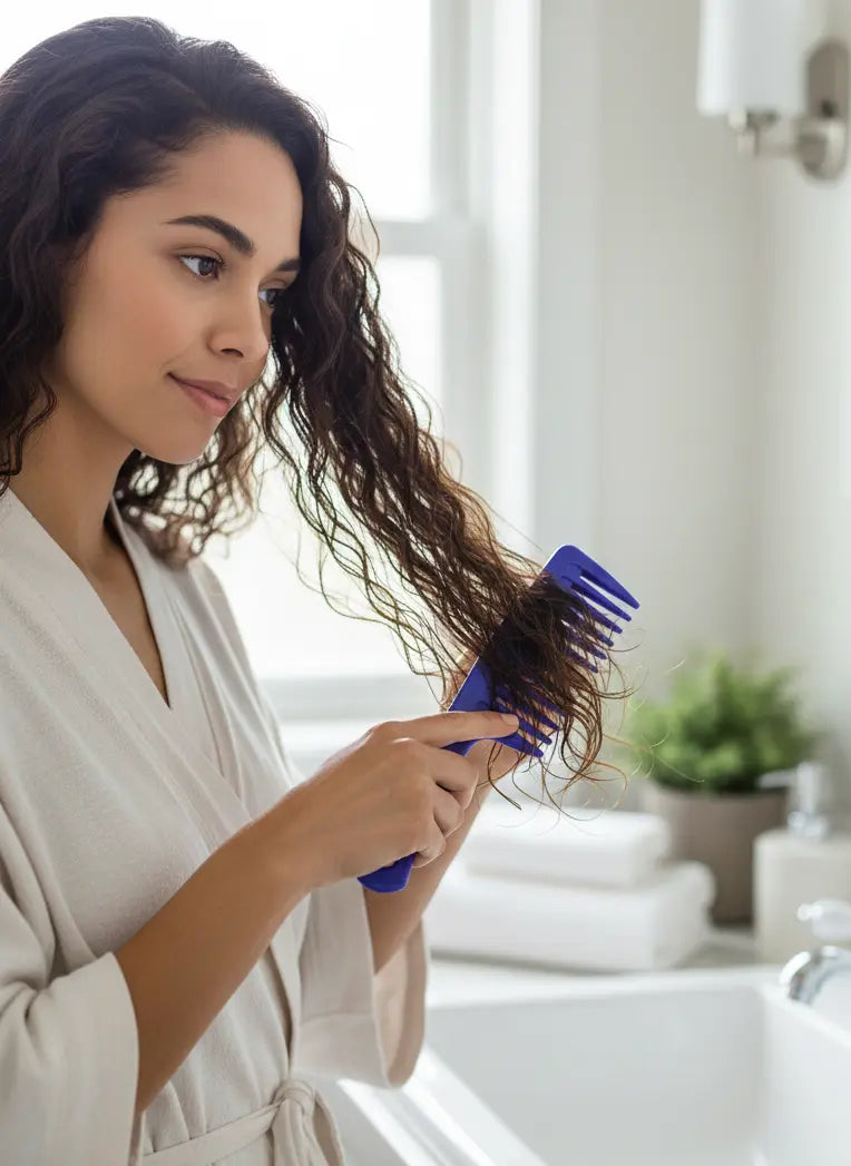 Wide-Tooth Detangling Comb – Perfect for All Hair Types KIWI HAIR BEAUTY