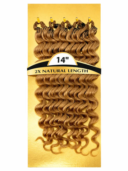 KIWI® Seamless Crochet – Feather Crochet Hair Extensions Deep/Water Wave KIWI HAIR BEAUTY