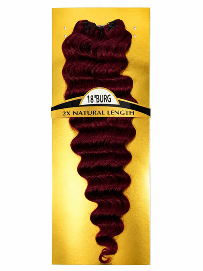 KIWI® Seamless Crochet™ – Feather Crochet Hair Extensions for Miracle Knots (Deep/Water Wave/Burmese) KIWI HAIR BEAUTY