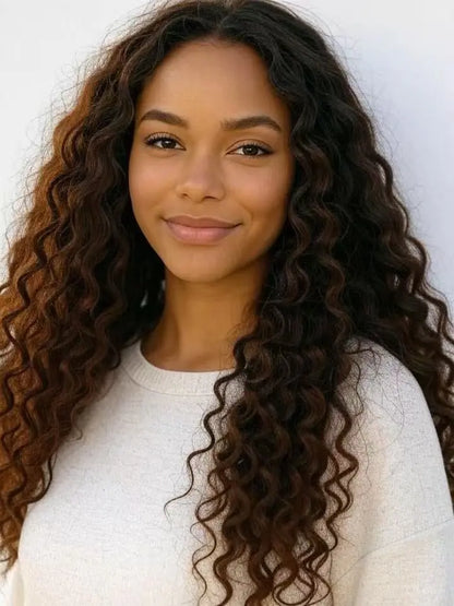 KIWI® SEASON BLUE BUNDLE – 100% Human Hair Deep Wave (10''–30'') KIWI HAIR BEAUTY