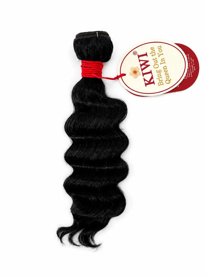 KIWI®  Deep Wave 100% Human Hair Bundles – 16" & 18"| Season Red My Store