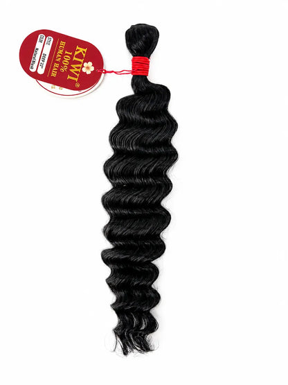 KIWI®  Deep Wave 100% Human Hair Bundles – 16" & 18"| Season Red My Store
