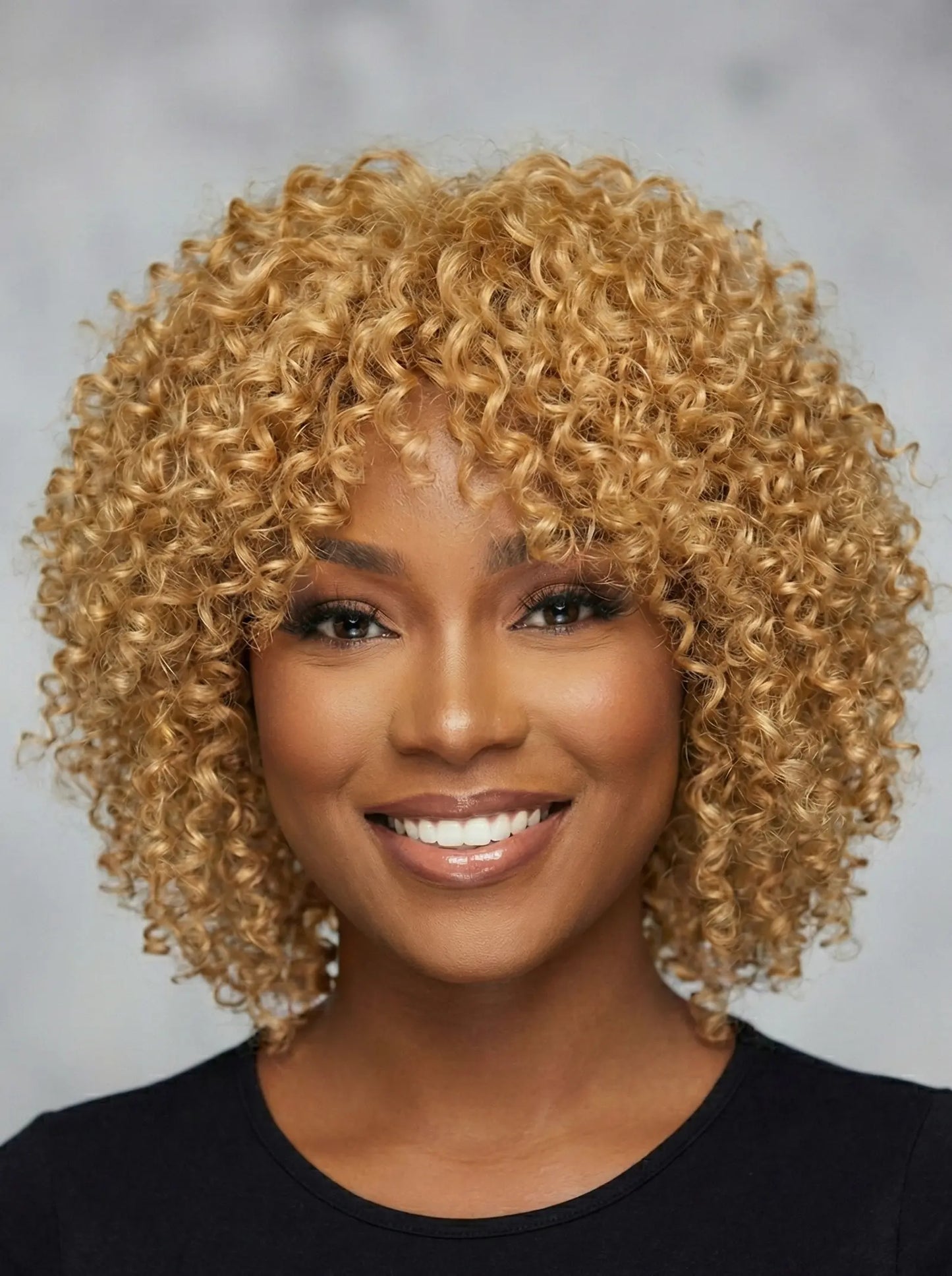 Easy-Go Short Jerry Curly Wig KIWI HAIR BEAUTY