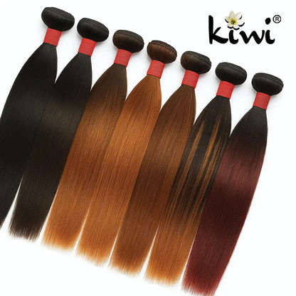 KIWI Season Red Straight Hair Bundles for Weaving – 100% Human Hair Sew In Extensions | KIWI® KIWI®