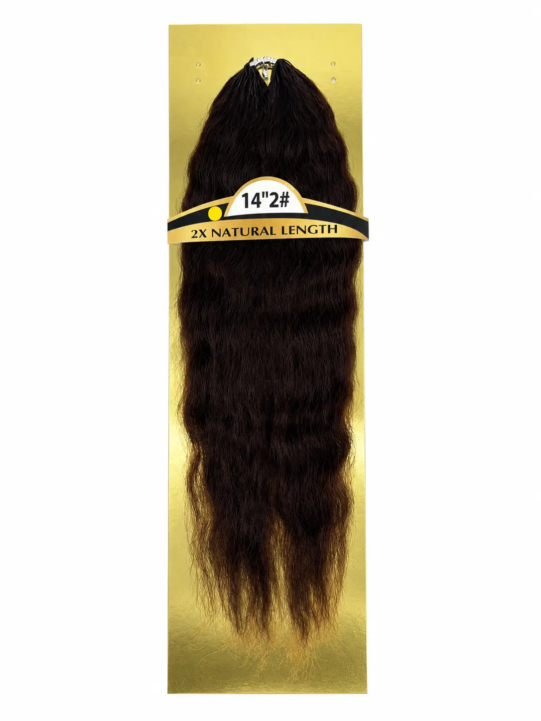 KIWI® Seamless Crochet™ Kinky Straight – Feather Crochet Human Hair Extensions KIWI