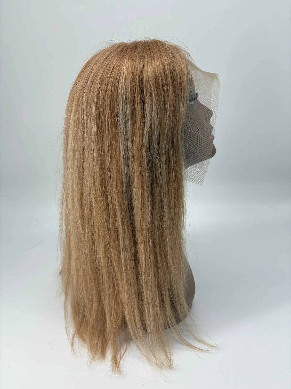 Pearly – 18" Straight Human Hair Wig – 27/613 KIWI HAIR BEAUTY