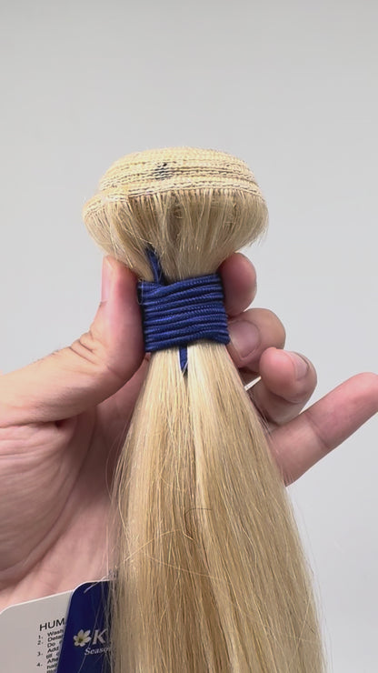 KIWI® 613 Blonde Straight Human Hair Bundles | Season Blue