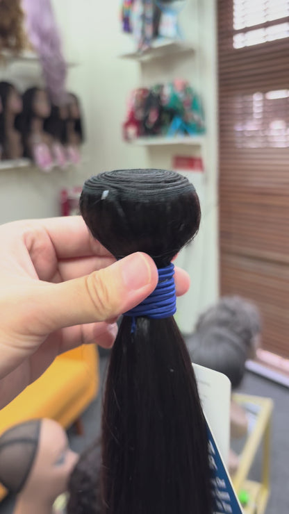 KIWI Season Blue Bundle – 100% Human Hair Straight Bundle Sew-In for weaving (10’’–30’’)