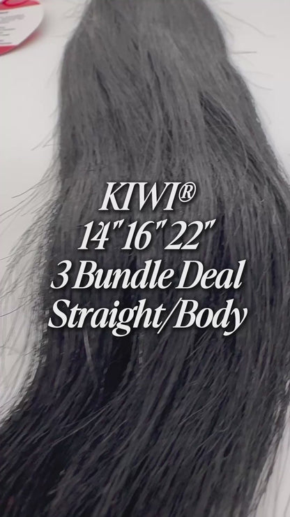 KIWI® Season Red 3 & 4 Bundle Deals – Straight & Body Wave | 16" & 22"
