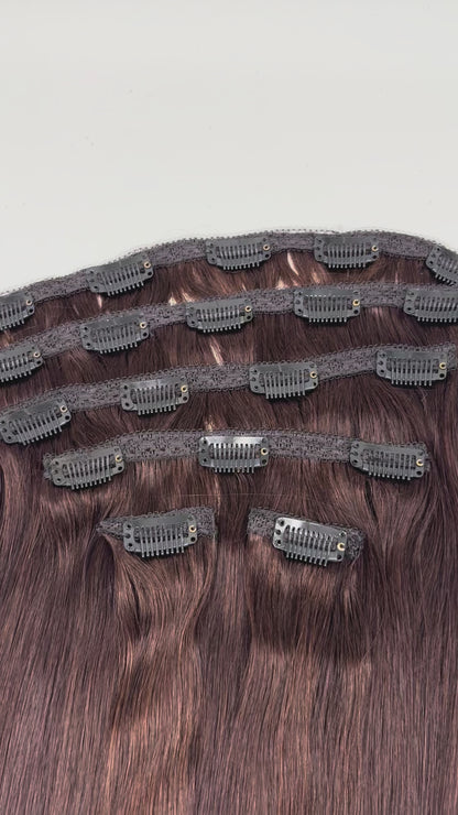 Classic Clip-In Hair Extensions-6pcs