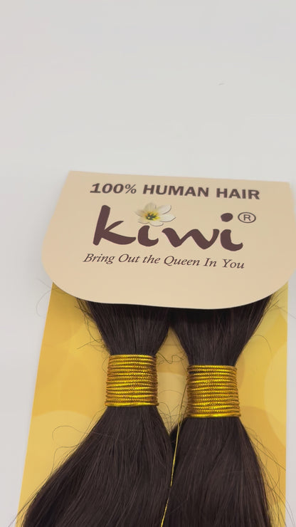 KIWI® Wet Wavy Deep Bulk Human Hair | Soft Natural Waves | Kiwi Hair Beauty