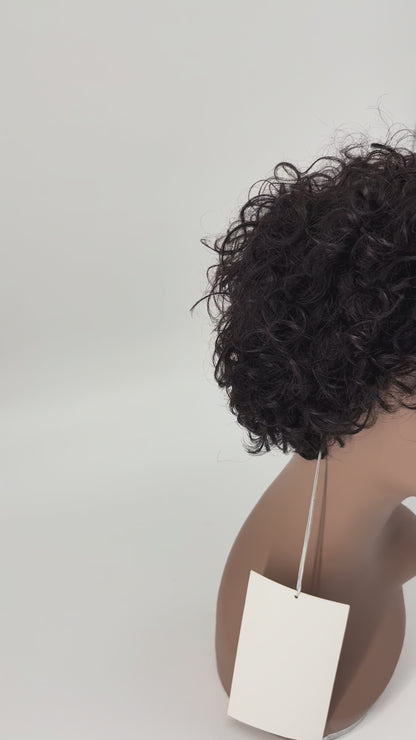 KIWI® Easy Go™ Curly Pixie Glueless Human Hair Wig | 8"