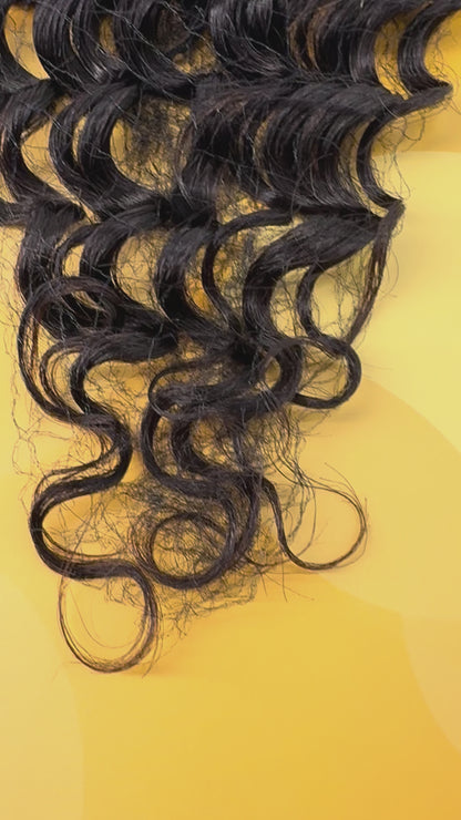 KIWI® 5×5 HD Lace Closure – Straight, Body Wave & Deep Wave Human Hair