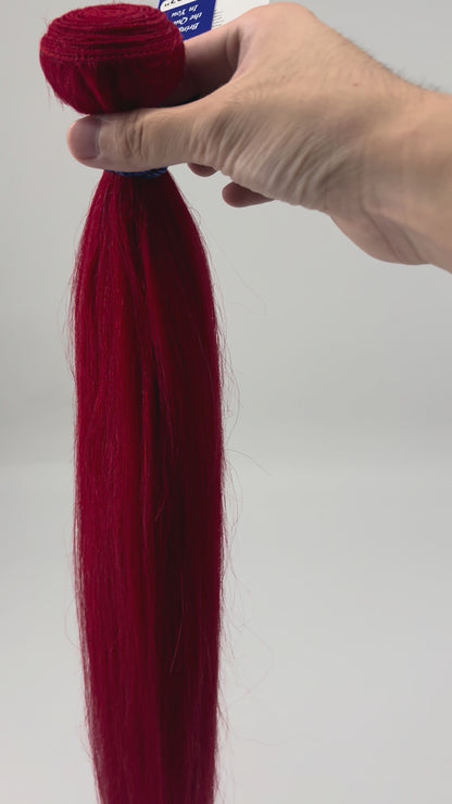 KIWI® Red Straight Human Hair Bundles | Season Blue
