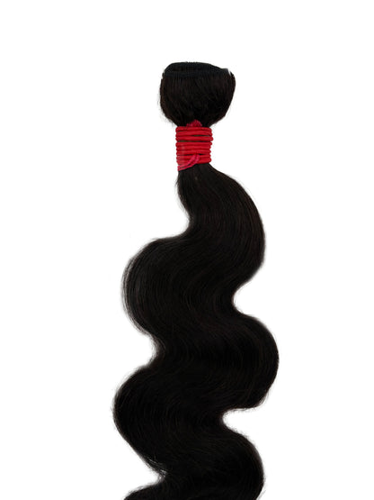 KIWI® Season Red Body Wave Human Hair Bundles – Sew In Hair Extensions for Natural Bouncy Look