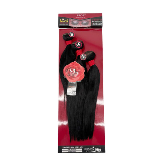 Kiwi® Regal Luxe 3 Bundle Set — Virgin Human Hair (Wave & Straight) KIWI HAIR BEAUTY