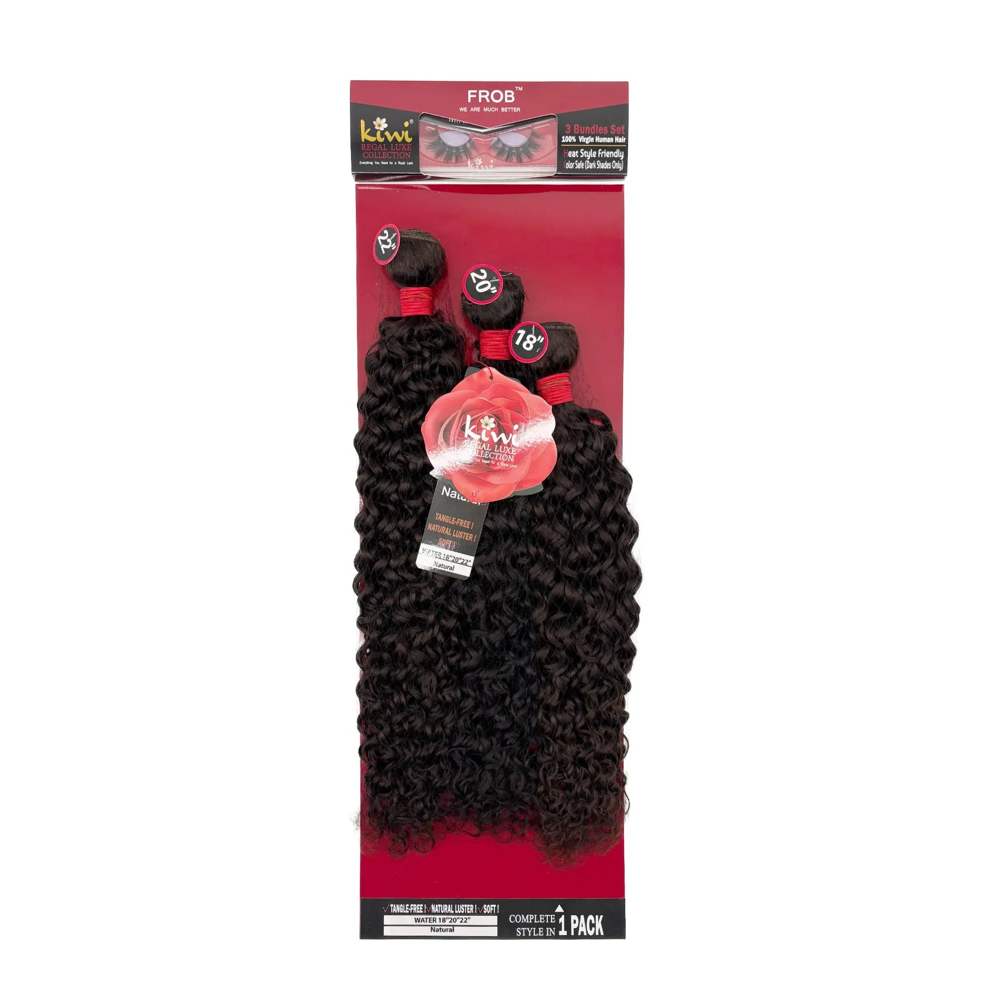 Kiwi® Regal Luxe 3 Bundle Set — Virgin Human Hair (Wave & Straight) KIWI HAIR BEAUTY