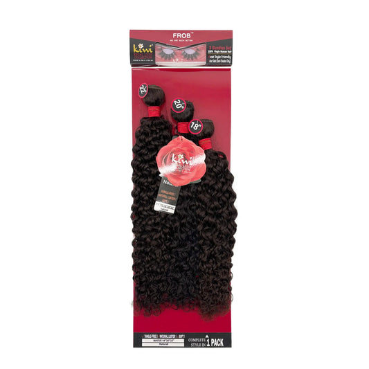 Kiwi® Regal Luxe 3 Bundle Set — Virgin Human Hair (Wave & Straight) KIWI HAIR BEAUTY