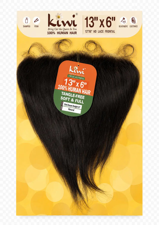 13" x 6" HD Lace Frontal – Seamless, Natural Hairline KIWI HAIR BEAUTY