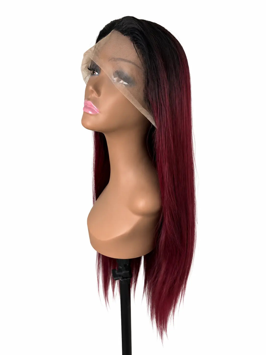 24" Straight Synthetic Lace Front Wig (3 Colors) KIWI HAIR BEAUTY